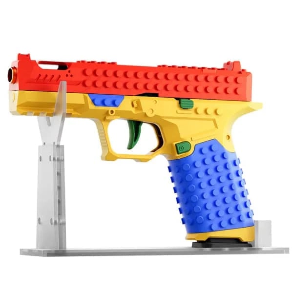 Building block toy gun